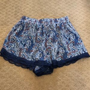Lush by Nordstrom MultiColored Flowy Shorts